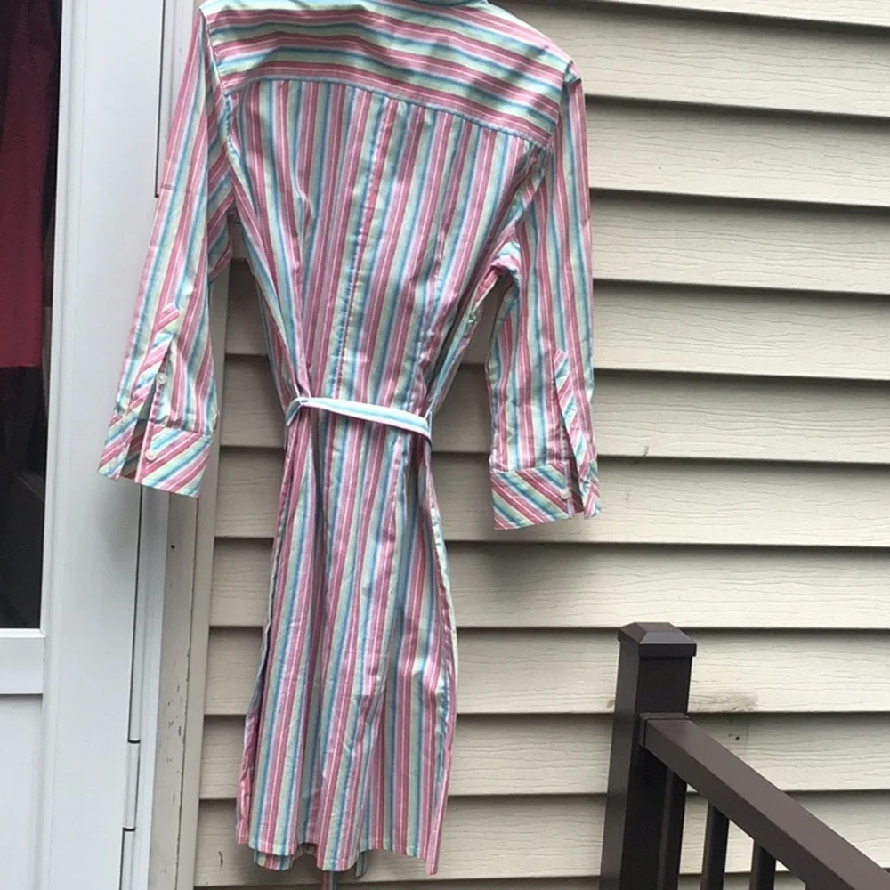 Lilly Pulitzer Cotton Striped Shirt Dress - Picture 6 of 6
